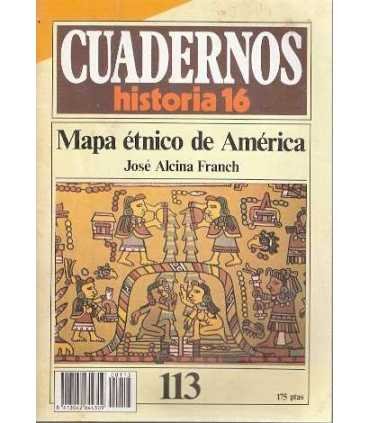 Cuadernos 113 Historia 16. Mapa étnico de América