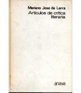 Artículos de crítica literaria