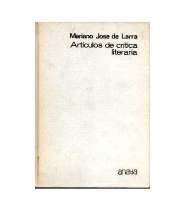 Artículos de crítica literaria
