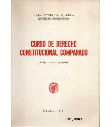 Curso de Derecho Constitucional comparado