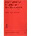 Educational studies in mathematics