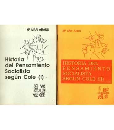 Historia del Pensamiento socialista según el Cole