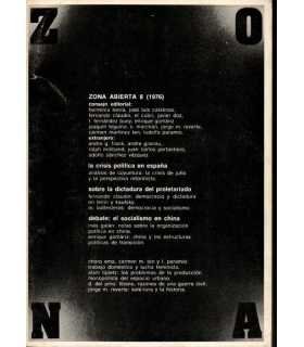 Zona abierta, 8
