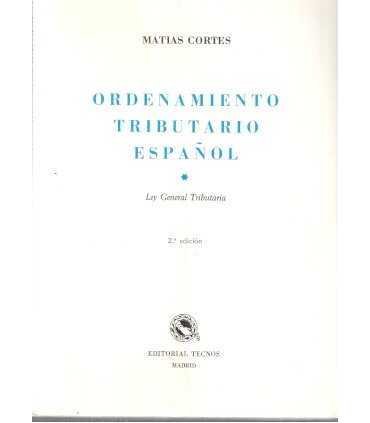 Ordenamiento tributario español. Ley general tribu