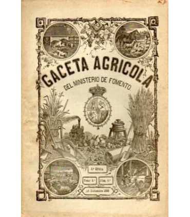 Gaceta Agrícola del Ministerio de Fomento, Nº 6