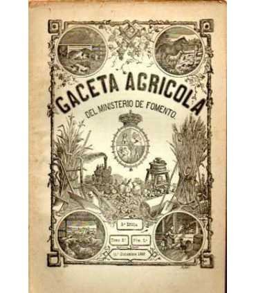 Gaceta Agrícola del Ministerio de Fomento, Nº 5