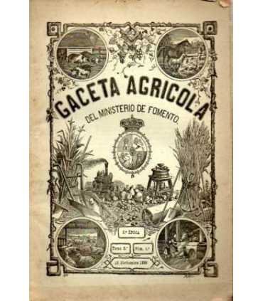 Gaceta Agrícola del Ministerio de Fomento, Nº 4