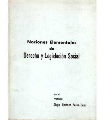 Nociones Elementales de Derecho y Legislación Soci