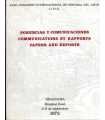 Ponencias y comunicaciones. Comunications et rappo