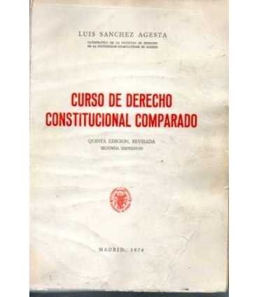 Curso de Derecho Constitucional Comparado