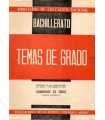 Temas de Grado. Bachillerato. Comentario de Textos