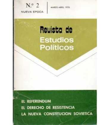Revista de Estudios Políticos, 2. Nueva Época
