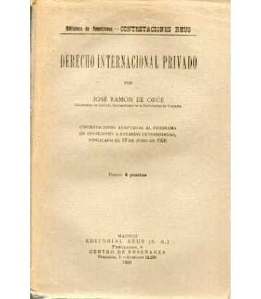 Derecho Internacional Privado