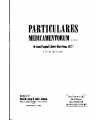 Particulares Medicamentorum
