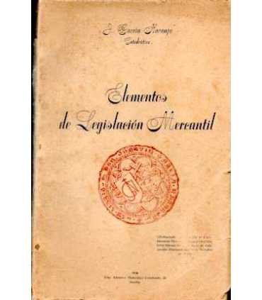 Elementos de Legislación Mercantil