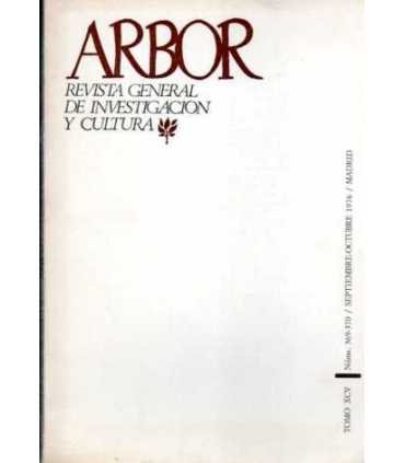 Arbor, 369-370. Revista General de Investigación y
