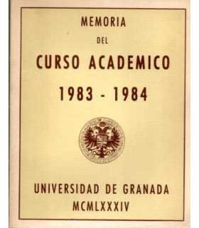 Memoria del Curso Academico 1983-1984