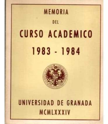 Memoria del Curso Academico 1983-1984