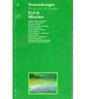 Veranstaltungen. Program of events. München.