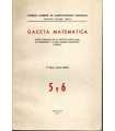Gaceta Matemática. 1a Serie, Tomo XXIX. 5 Y 6