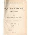 Matemáticas. Cuarto Curso