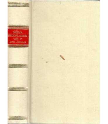Nueva Recopilación, Vol. V. Tomo tercero de Autos
