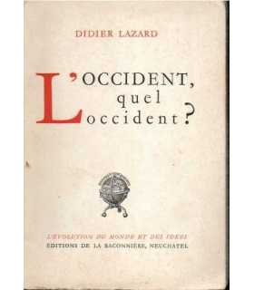 L’occident quel occident?