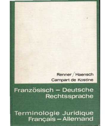 Französisch-Deutsche Rechtssprache. Terminologie J