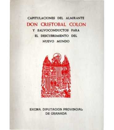 Capitulaciones del almirante don Cristobal Colón y