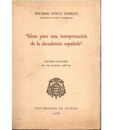Ideas para una interpretación de la decadencia esp