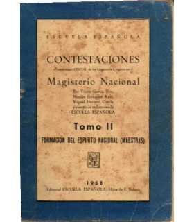 Escuela Española. Contestaciones al cuestionario O