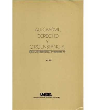 Automóvil, Derecho y Circunstancia, Nº 13