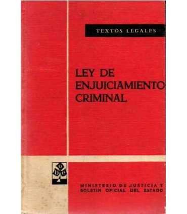 Ley de Enjuiciamiento Criminal