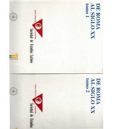 De Roma al siglo XX. Tomos 1 y 2