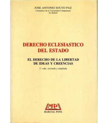 Derecho Eclesiástico del Estado. El derecho de la