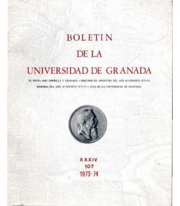 Boletín de la Universidad de Granada. Tomo XXXIV,