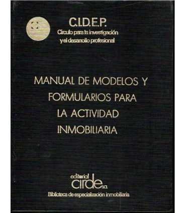 Manual de Modelos y Formularios para la actividad