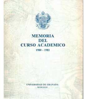 Memoria del Curso Académico 1980-1981