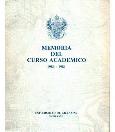 Memoria del Curso Académico 1980-1981