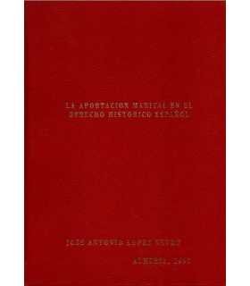 La aportación marital en el Derecho Histórico espa