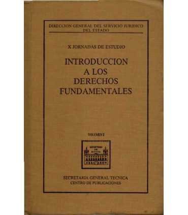 Introducción a los Derechos Fundamentales. Volumen