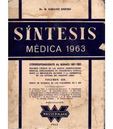 Síntesis médica. Correspondiente al bienio 1961 -