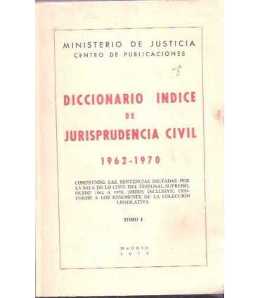 Diccionario Índice de Jurisprudencia Civil 1962-19