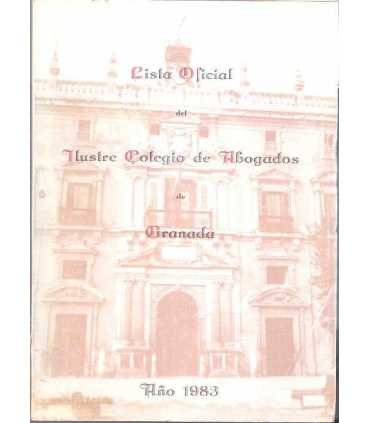 Lista oficial del ilustre Colegio de Abogados de G