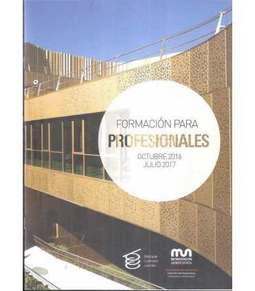 Formación para profesionales. Octubre 2016-Julio 2