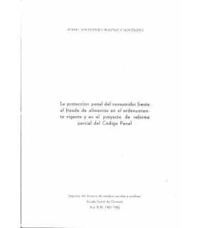 La protección penal del consumidor frente al fraud
