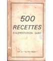 500 Recettes d’alimentation saine