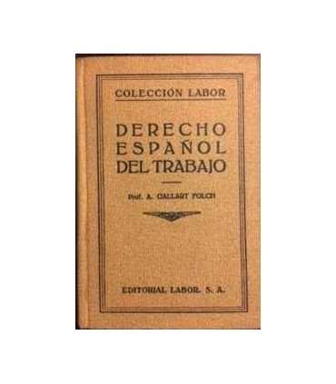 Derecho Español del Trabajo