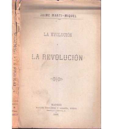 La evolución y la revolución