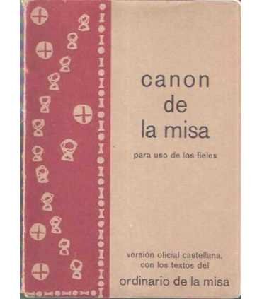 Canon de la misa para uso de los fieles